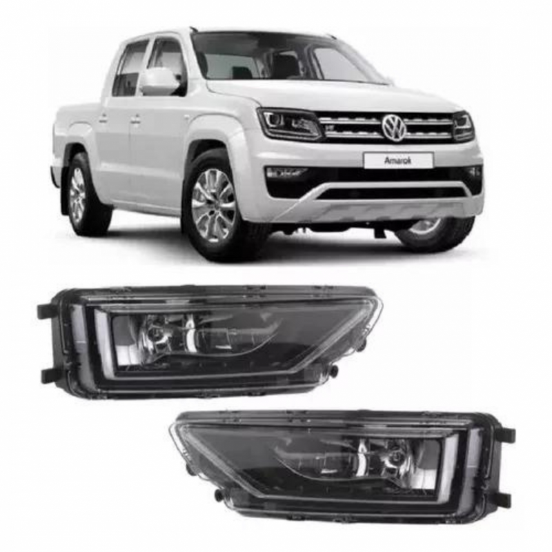 Par de farol de Milha Auxiliar Amarok 2017/22