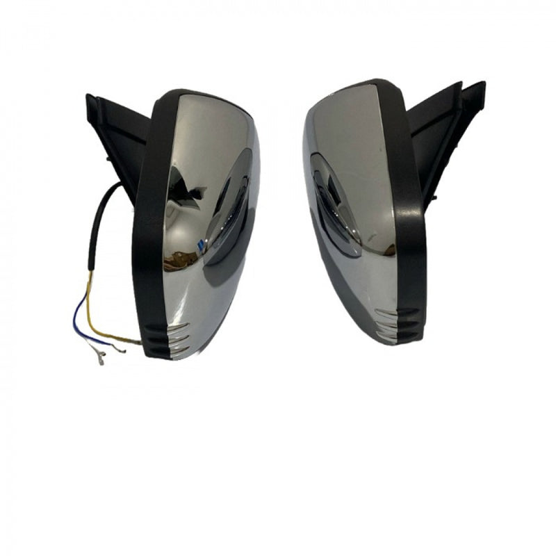 Par de Retrovisor L-200 Triton Cromado eletrônico 2007/16